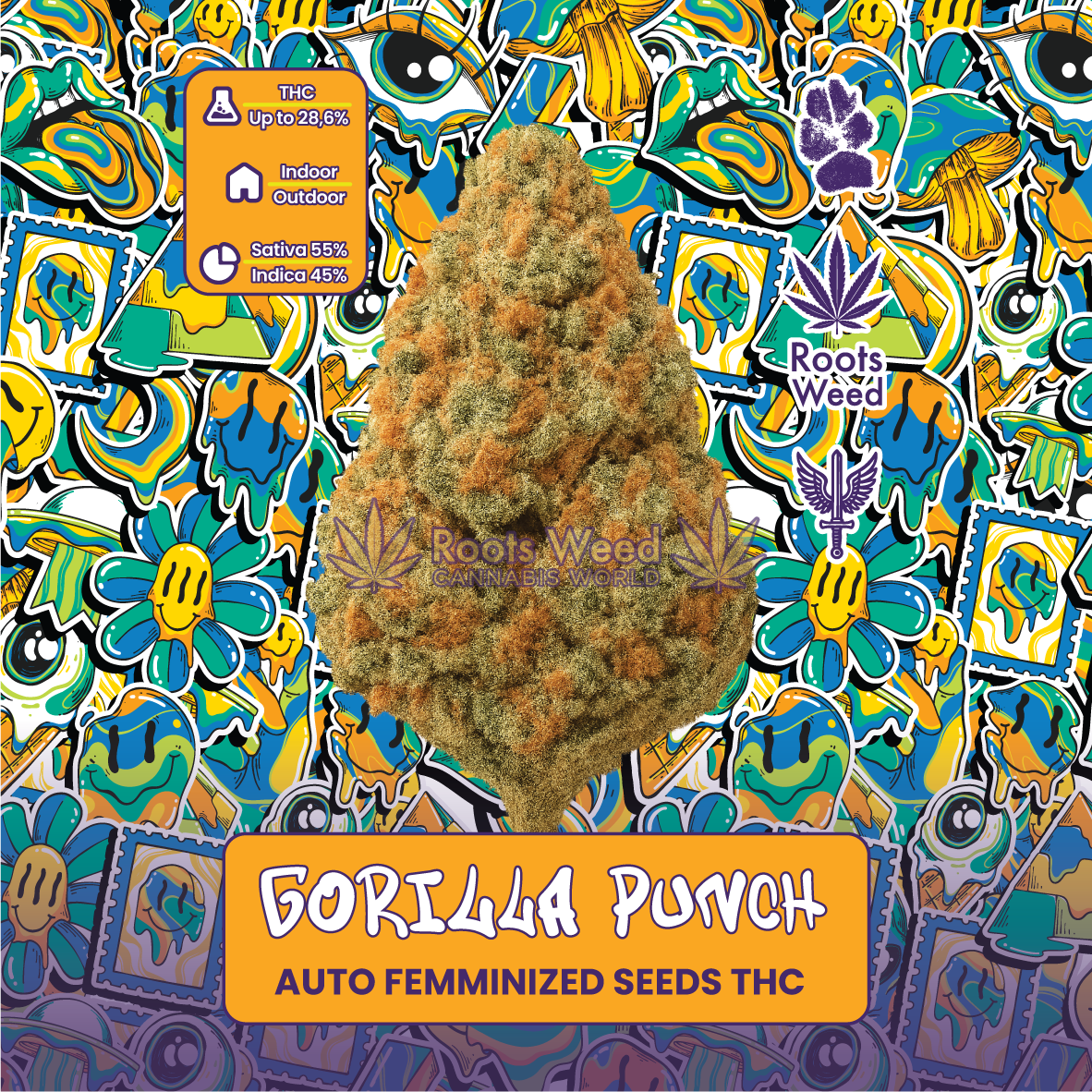 SEEDS THC GORILLA PUNCH AUTO FEMMINIZED