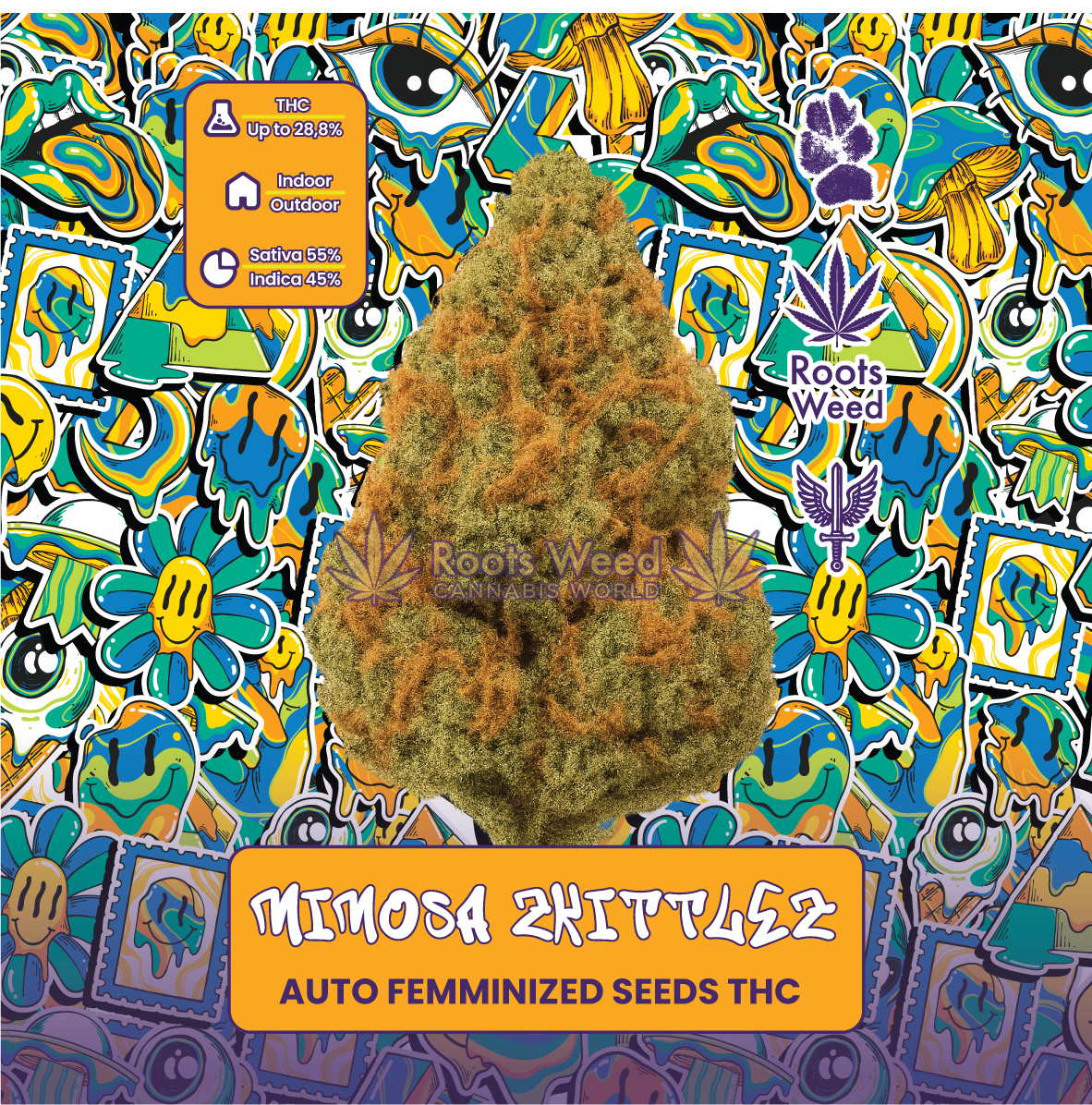 SEEDS THC MIMOSA ZKITTLEZ AUTO FEMINIZED