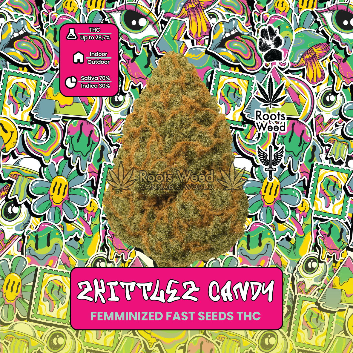 SEEDS THC ZKITTLEZ CANDY FEMINIZED FAST