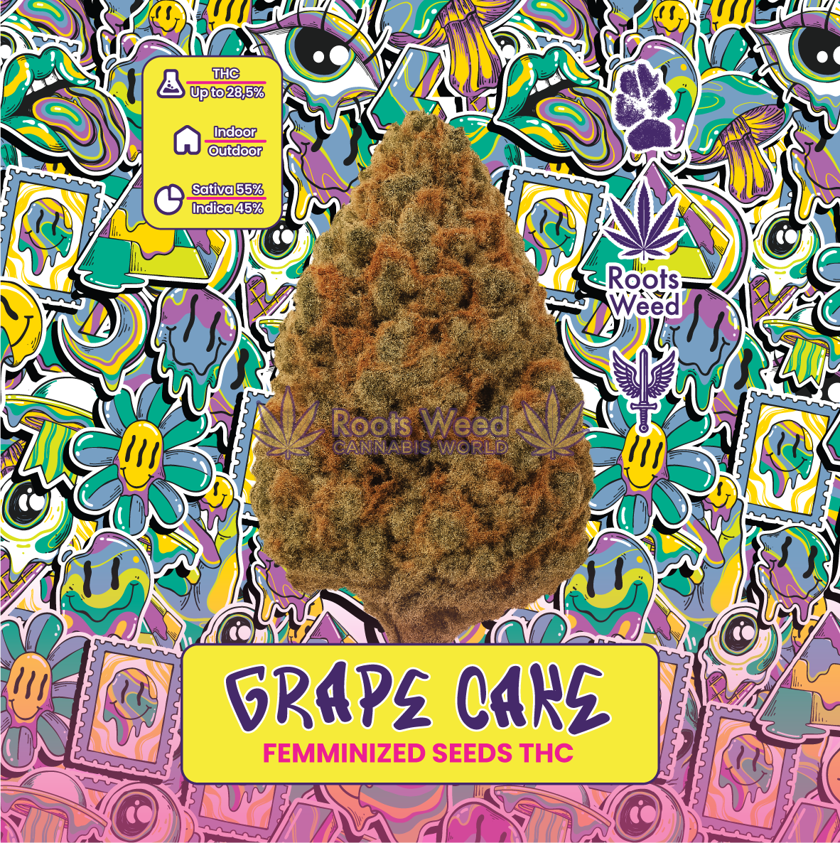 SEEDS THC GRAPE CAKE FEMINIZED