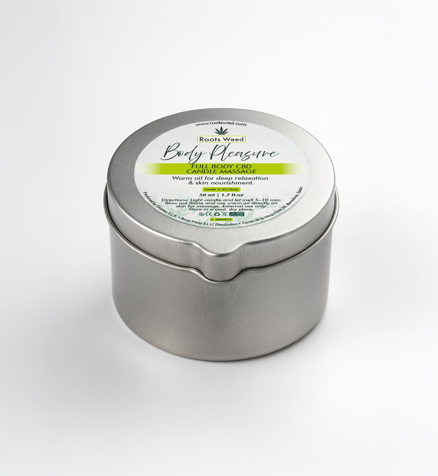 BODY PLEASURE CBD CANDLE MASSAGE