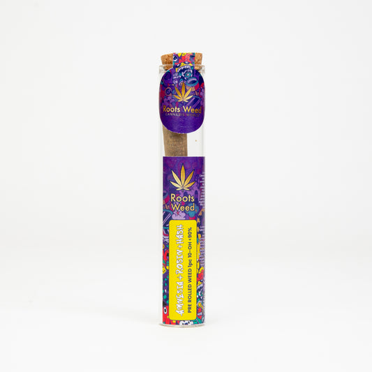 PRE-ROLLED AMNESIA + ROSIN + HASH 10-OH 90% 1PC 3G