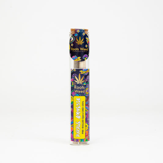 PRE-ROLLED PURPLE AMNESIA CBD 35% 2PCS X 1,5G