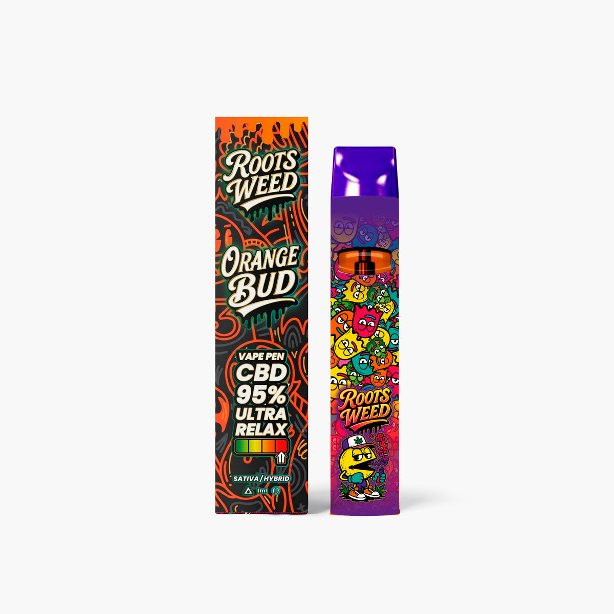 VAPE PEN ORANGE BUD ULTRA RELAX CBD 95% 1 ML