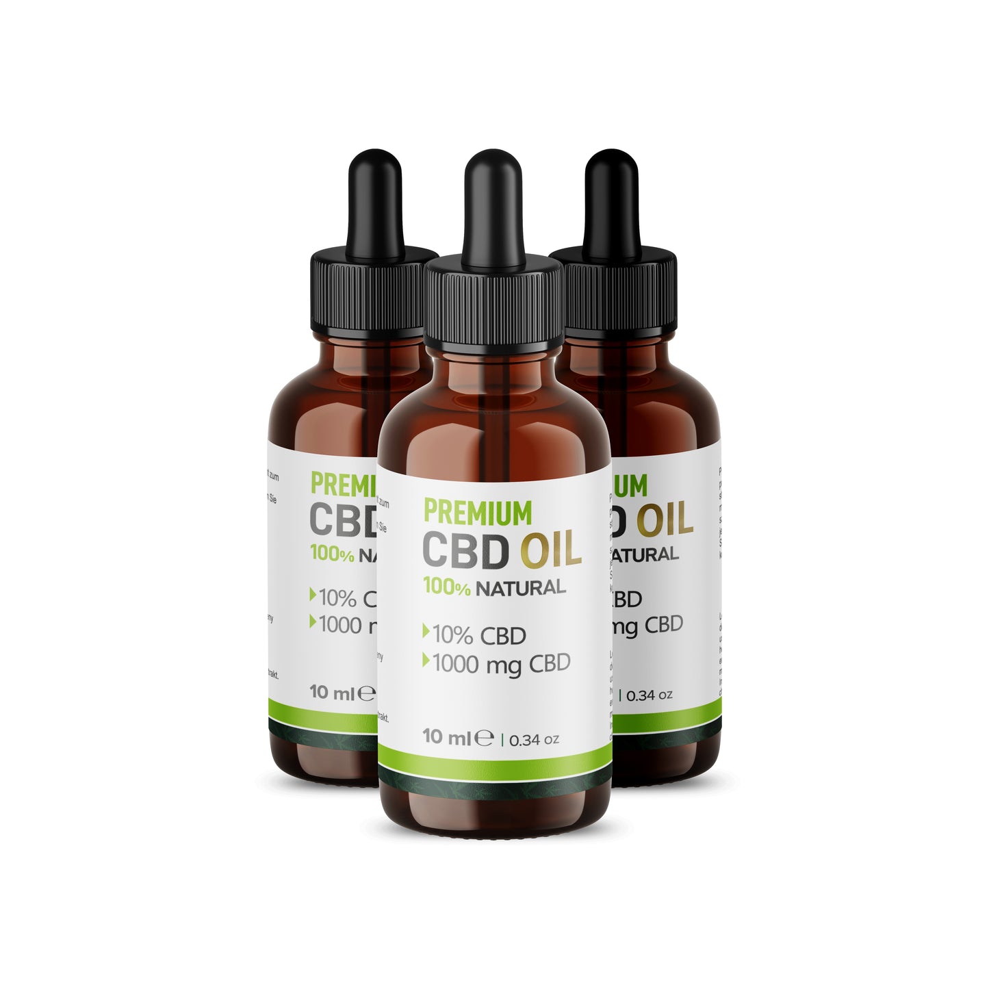 3 PCS OIL 10-OH  10 % 10ML