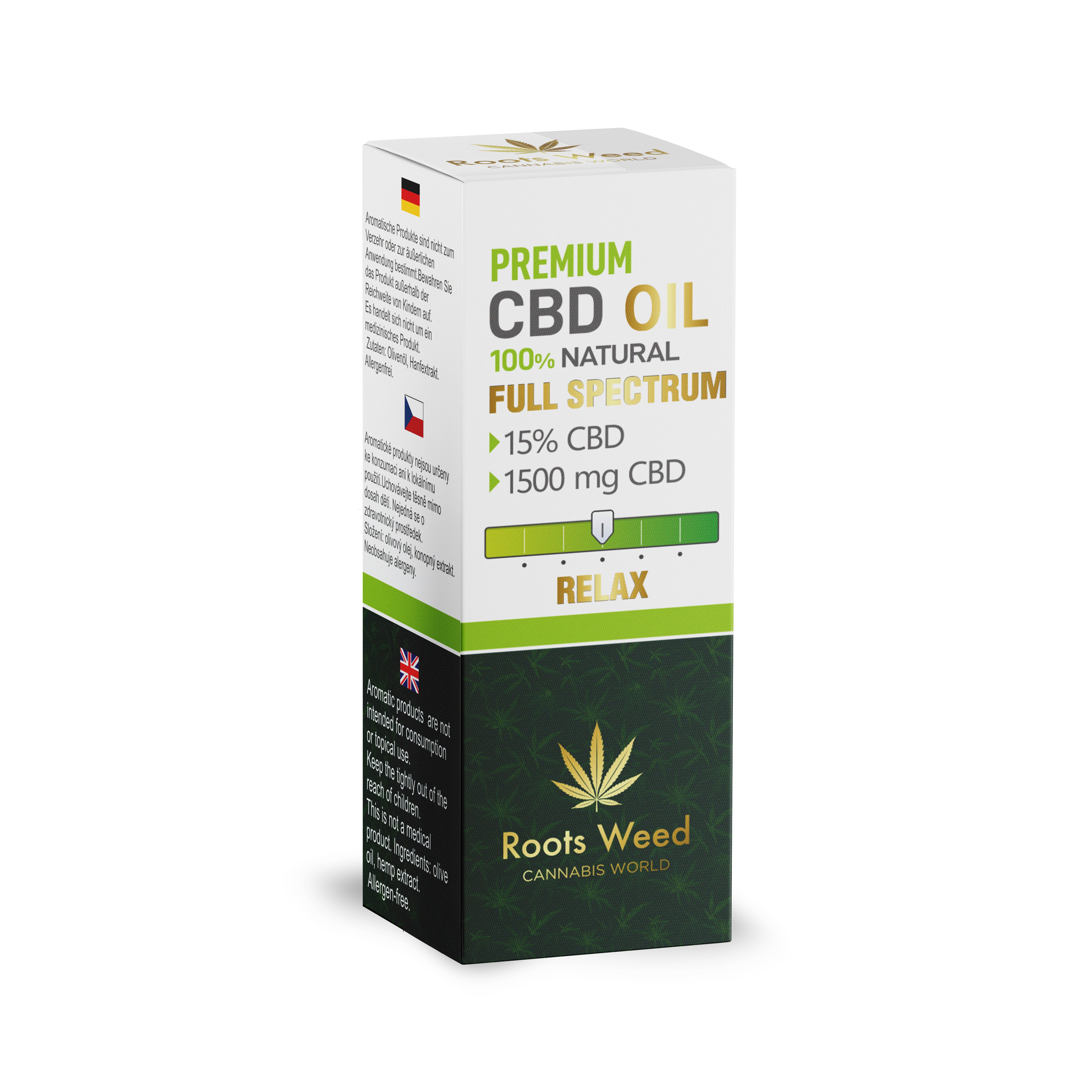 Oil CBD 15% Full Spectrum – ROOTS WEED