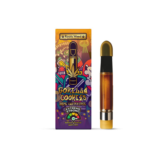 VAPE CARTRIDGE GORILLA COOKIES 10-OH 95% 1 ML.