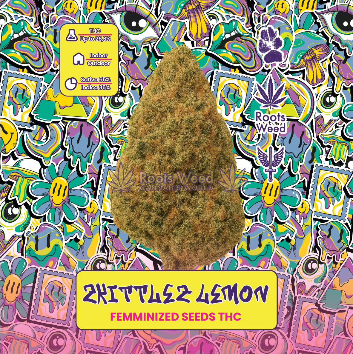 SEEDS THC ZKITTLEZ LEMON FEMINIZED