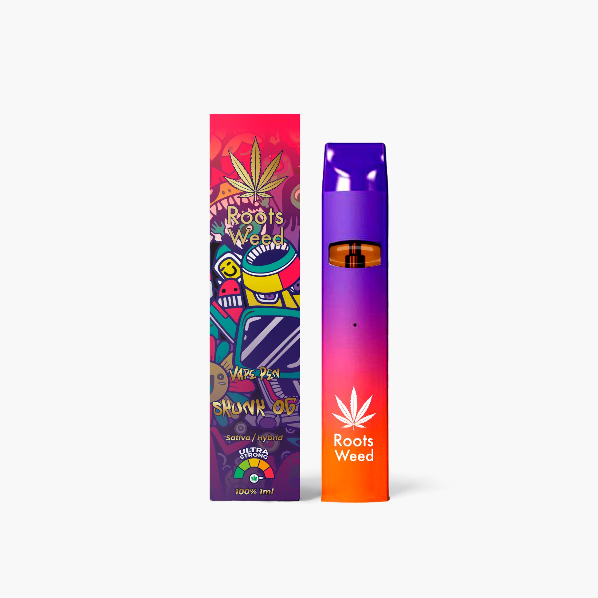 Vape Pen Skunk OG 1 g THC-JD 95% ROOTS WEED Vape Pen Skunk OG 1 g THC-JD 95% ROOTS WEED